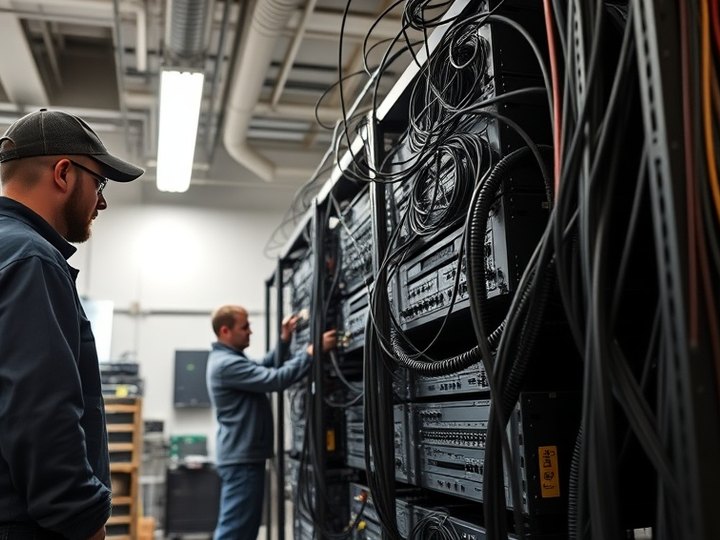 Labelled cabling and documentation